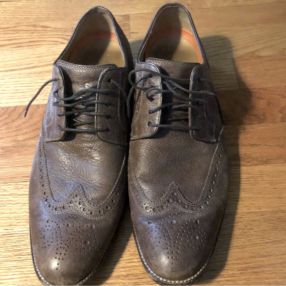 Cole Haan Mens Tie UPs broken in and supple leather